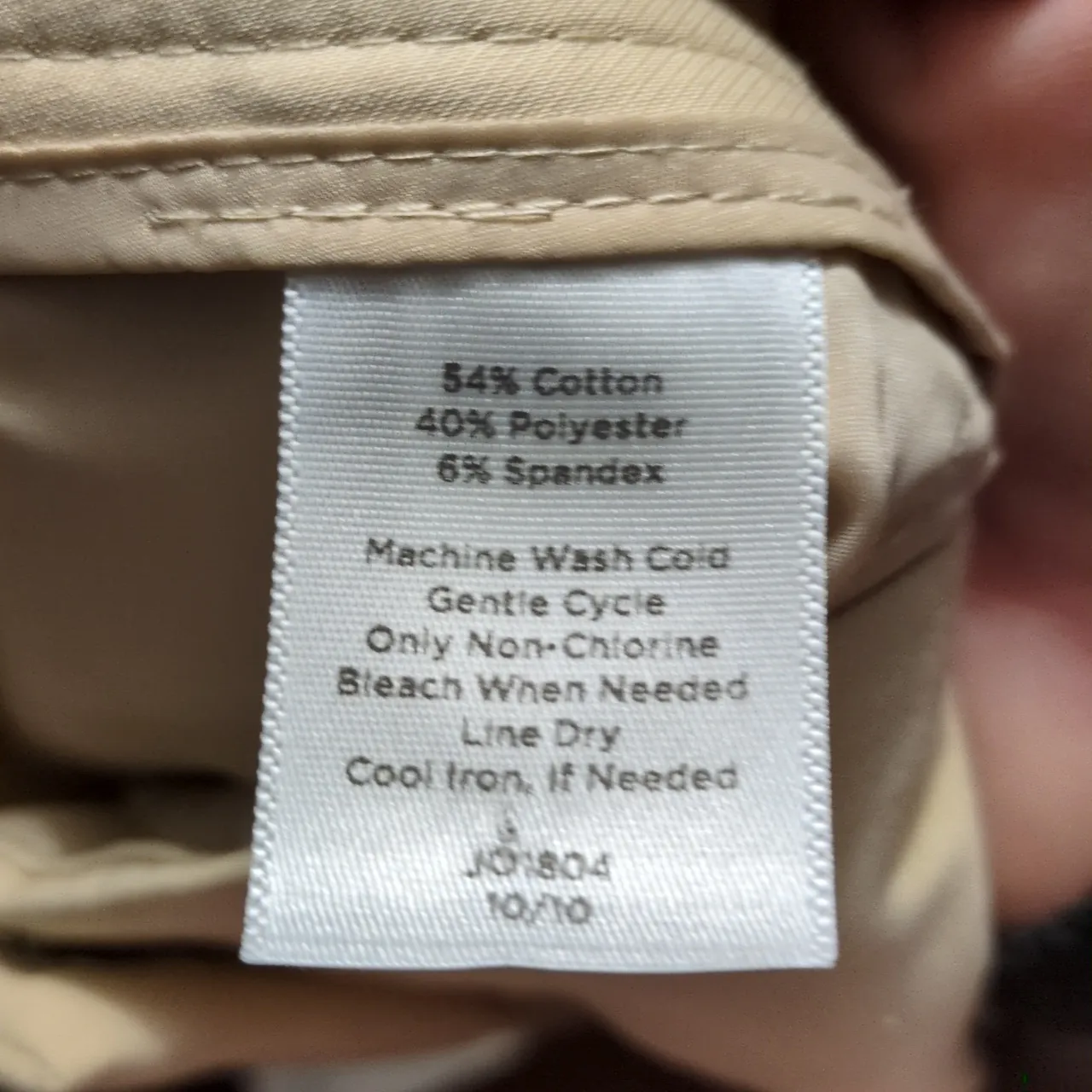 Talbots Cafe Au Lait Heritage Pants Size 14P - Image 6