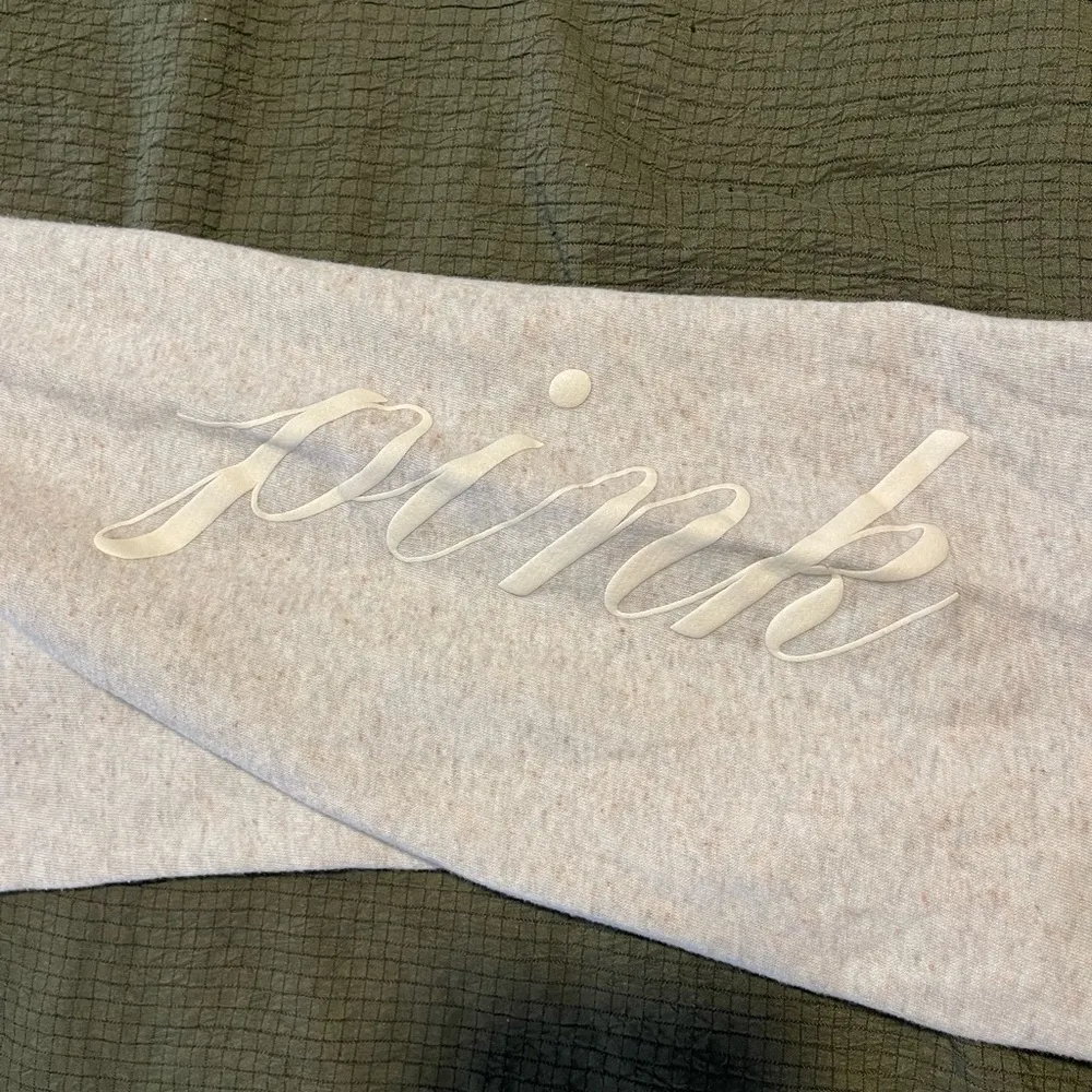 PINK beige colored flare sweatpants - Image 3