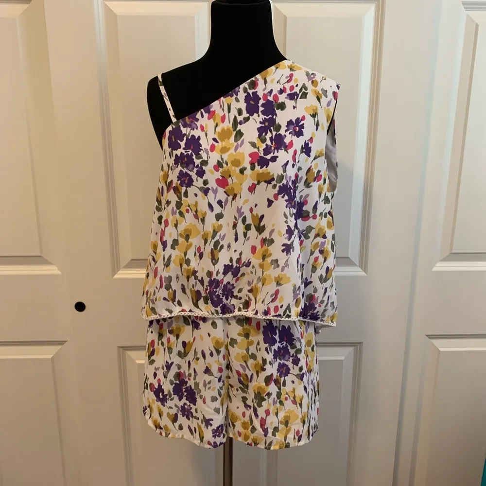 Saks Fifth Avenue floral romper - Image 2