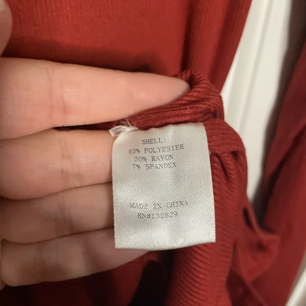 Superdown Dress Amalia Long Sleeve Button Front Dress Rust Red Size XS Revolve - Image 7