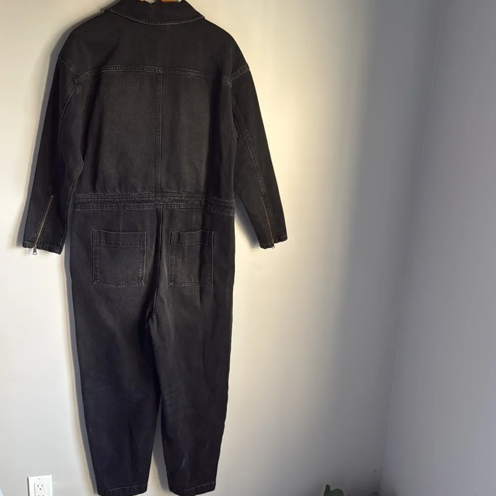Ted Baker  Aleya zip-through denim jumpsuit size Large/3 - Image 3