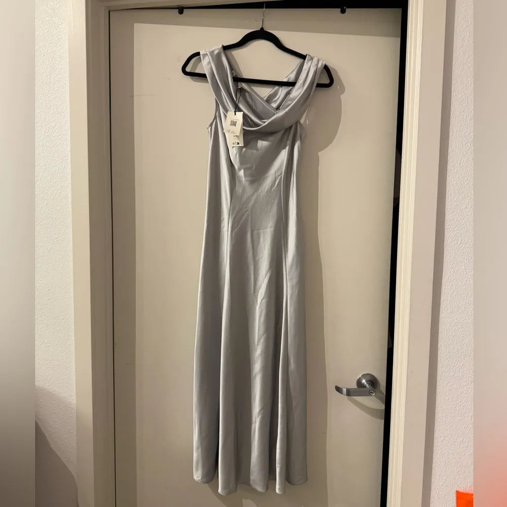 NWT  Sirinna Draped Neck Bias Cut Midi Dress - Image 7