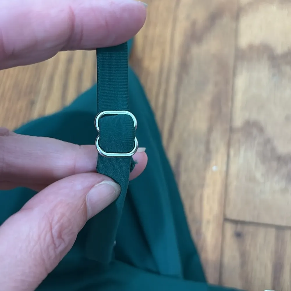 Andie Bikini Set Santorini Top 90s High Waisted Bottom Cascade Green size S NWOT - Image 5