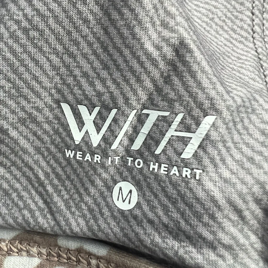 Peloton x WITH Wear It to Heart  Sports Bra Size‎ Medium Workout Active - Image 5