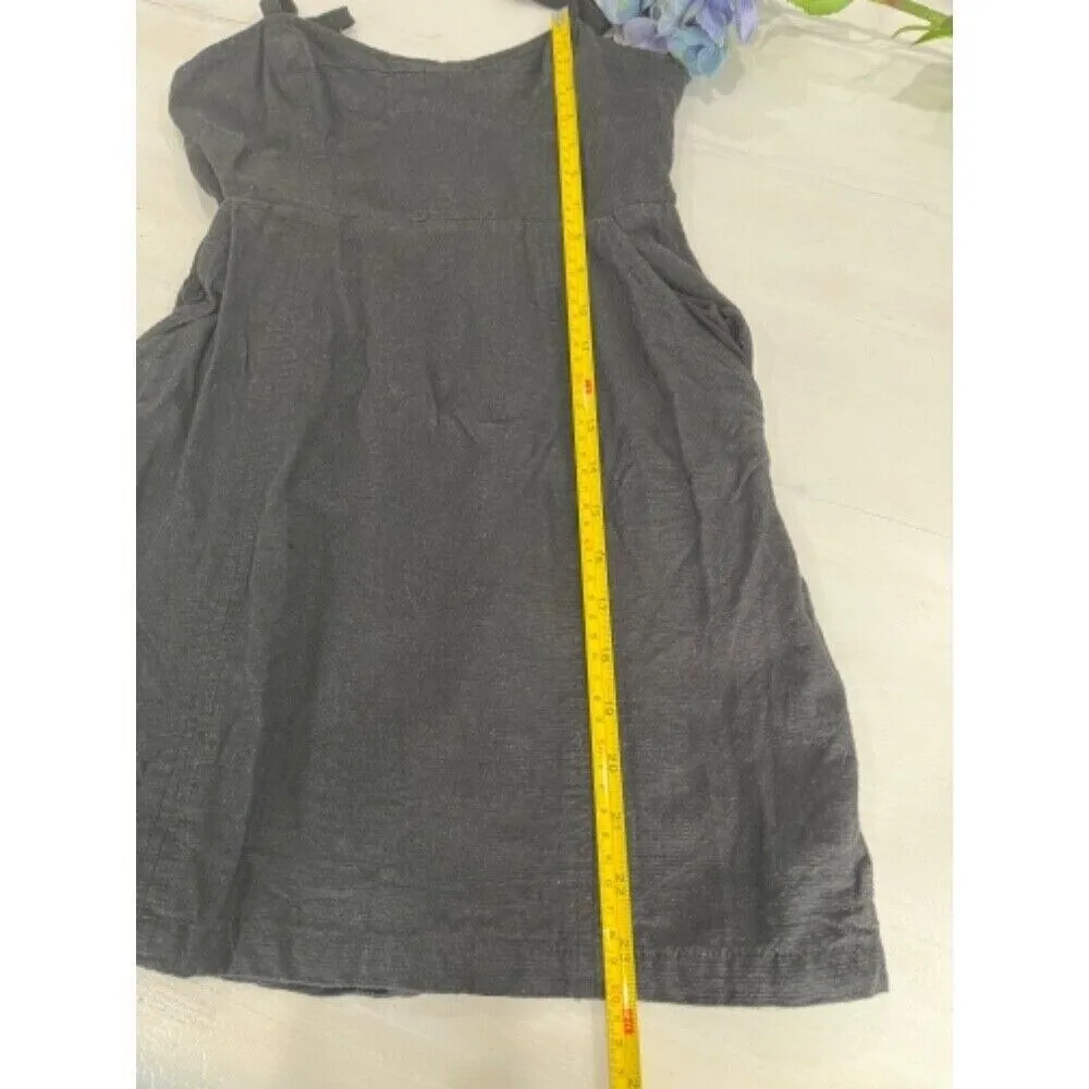 Urban Outfitters‎ Linen Blend Mini Dress Sleeveless Black Casual S - Image 6