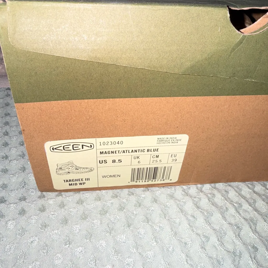 Keen Targhee III Waterproof Hiking Boots Women's Trail Outdoor Brown 8.5 - Image 2