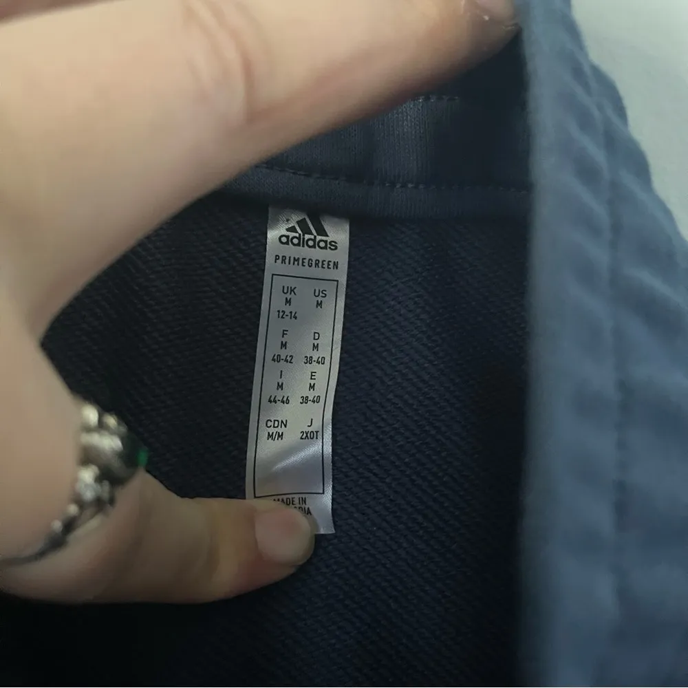 ADIDAS x ZOE SALDANA aeroready athletic Skirt blue with pink detail size small - Image 6