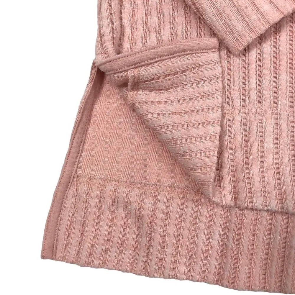 MAEVE By ANTROPOLOGIE Ribbed Cowl Sweater-Tunic Sz S Blush Oversize Boho Retro - Image 7