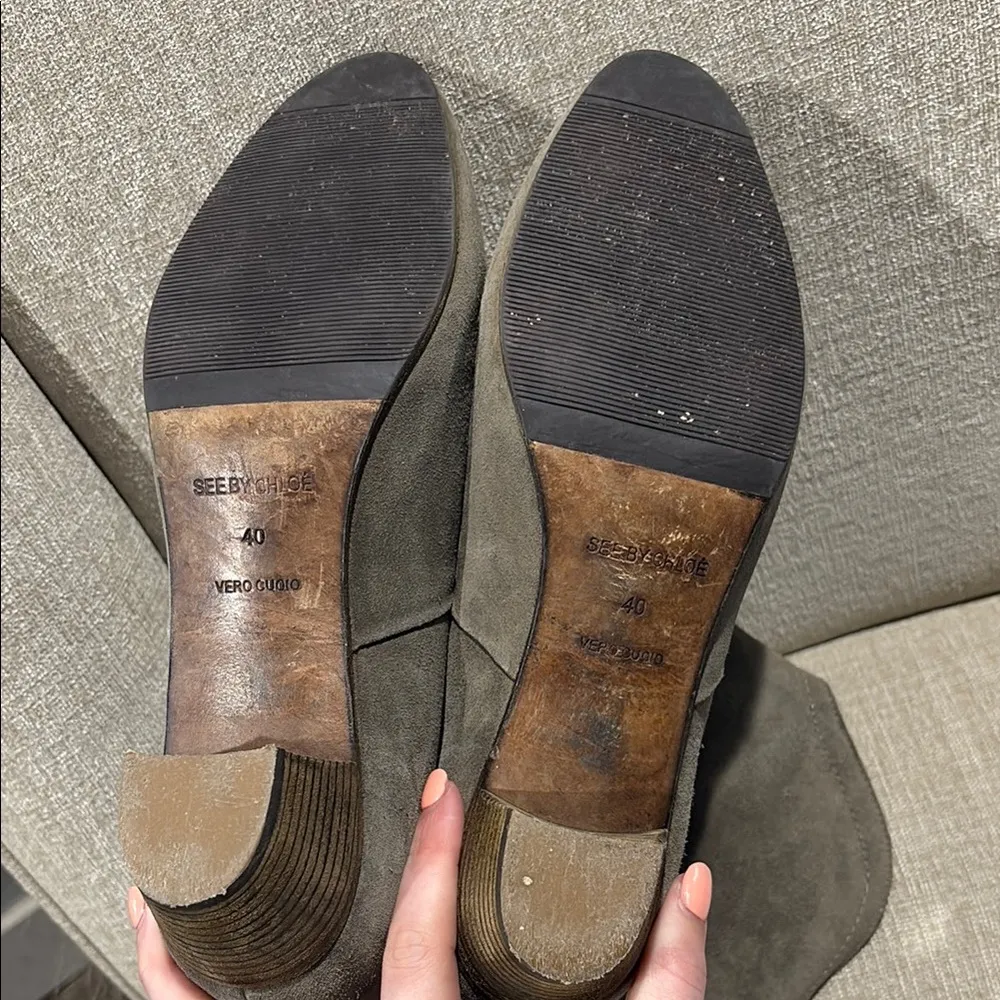 See By Chloe Suede Heeled Boots - Image 5