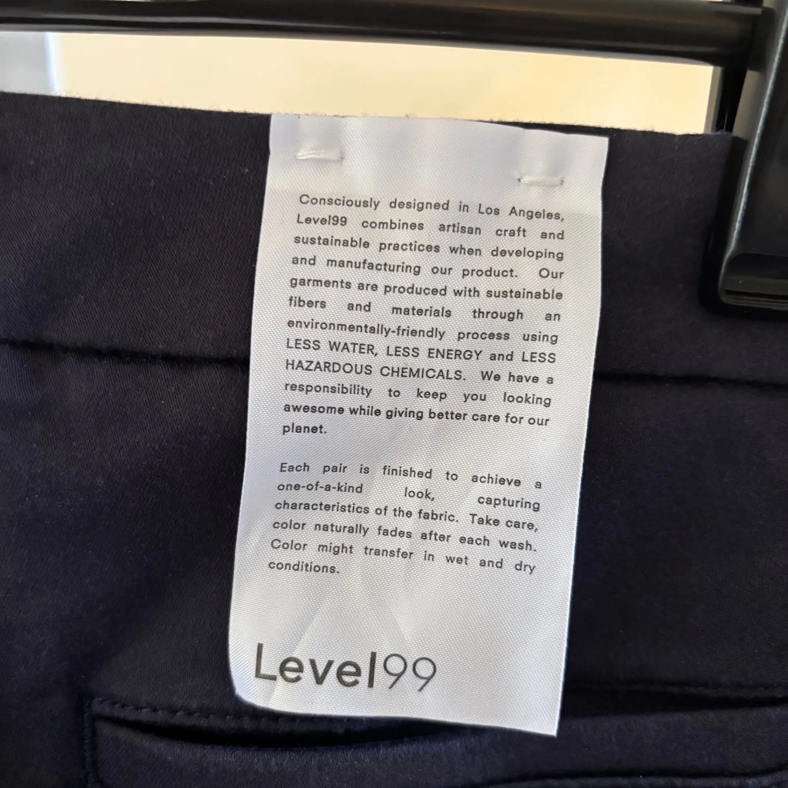 Level 99 NWT Francis Straight Leg Pant Blue Size 31 - Image 8