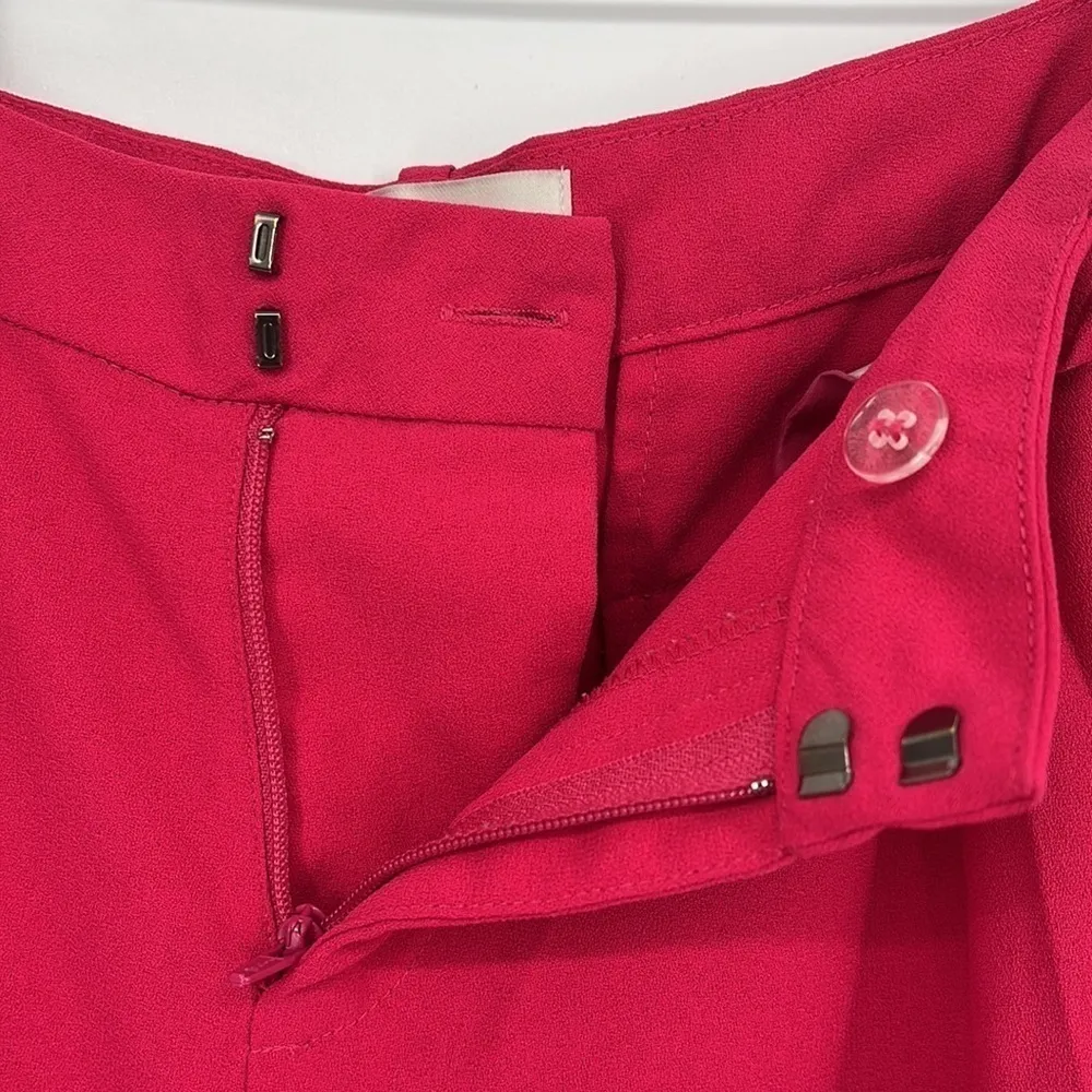 JOIE x REVOLVE Pink Anderson Cuffed Pleated Dress Pants Trousers Women’s Size 8 - Image 5