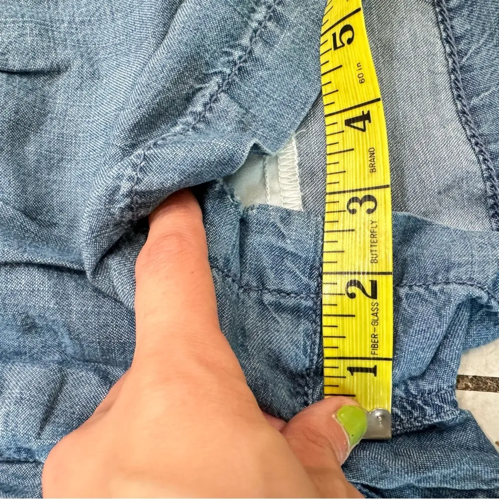 American Eagle Shorts Lyocell High Rise Button Front Fly Lightweight Size 0 - Image 8