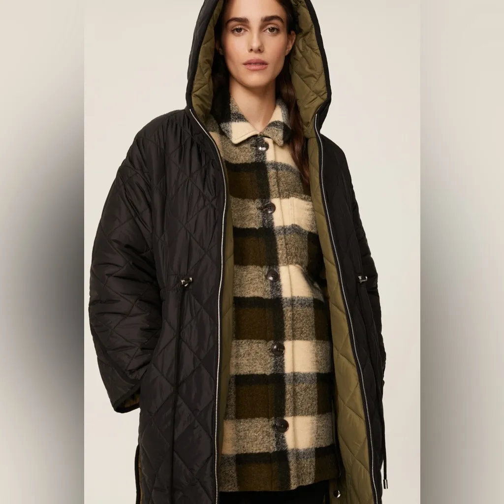 Maje Reversible Quilted Jacket - Image 3