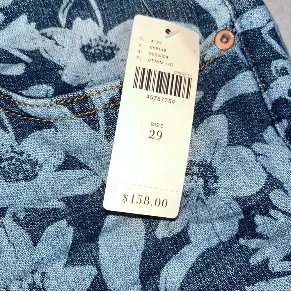 NEW Pilcro & The Letterpress Anthropologie Floral Jeans - Image 8