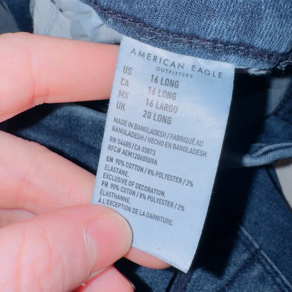 American Eagle Next Level Stretch Women's Curvy Highest Rise Jogging Jeans - Image 6