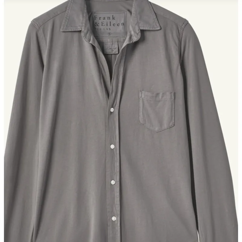 Frank & Eileen Barry Cotton Knit Button-Up Shirt Size XXS - Image 2