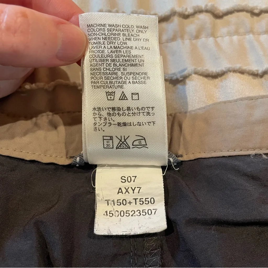 The North Face Dark Grey Cargo Cropped Capri Pants 6 Mid Rise Utility Gorpcore - Image 8