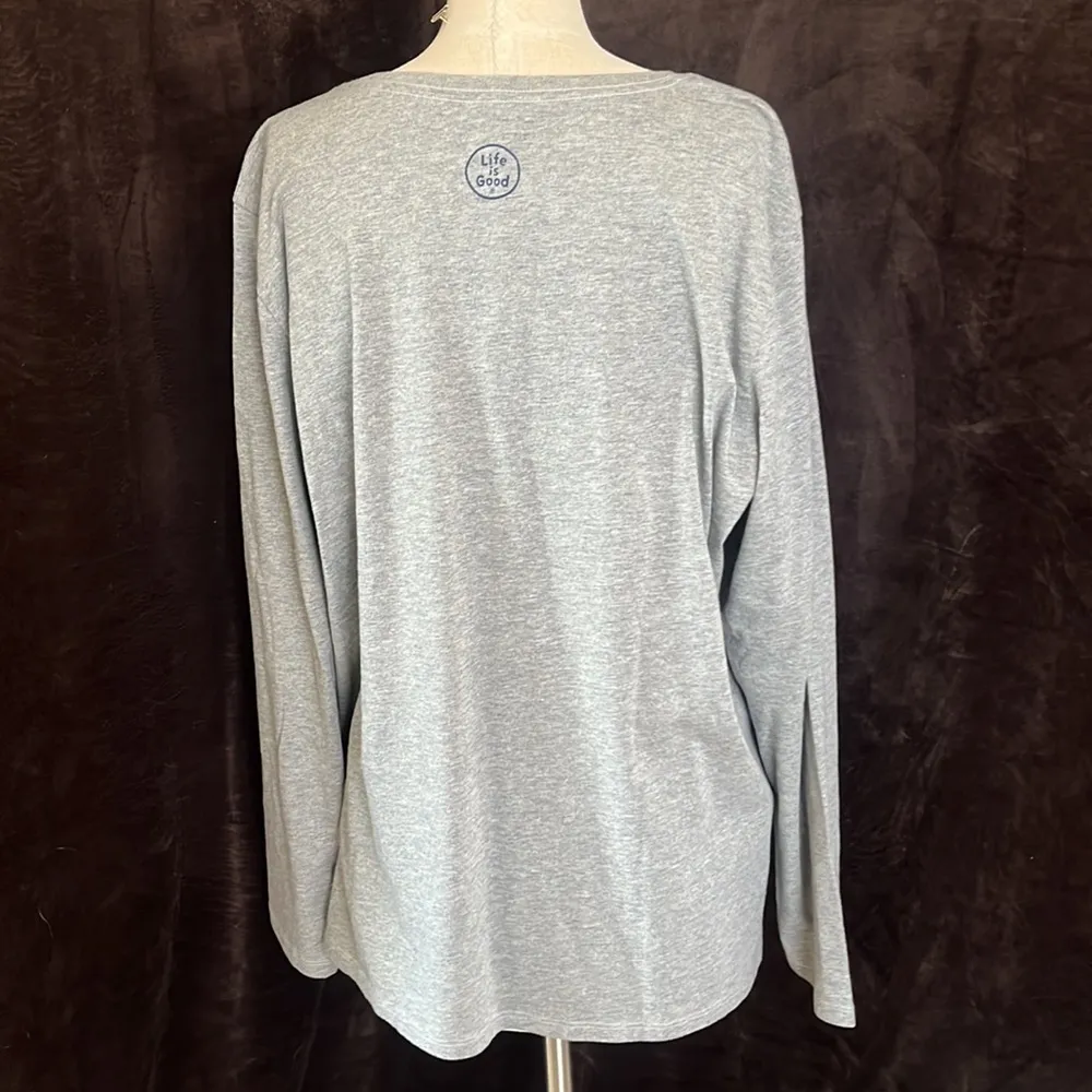 NWT Life is Good Long Sleeve Crusher Vee - Image 2