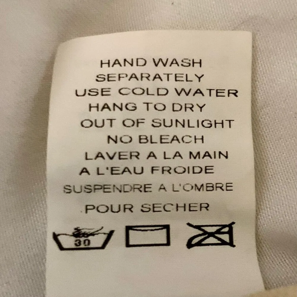 St. John Leopard Print Bikini Bottoms Beaded Size 8 Blue & Brown Resort Travel - Image 8