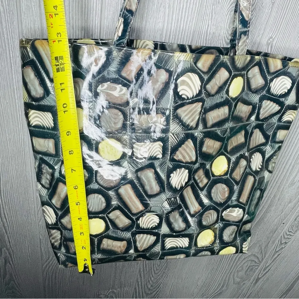 Rare Kate spade bon shopper daycation chocolate bonbon candy tote bag purse - Image 9