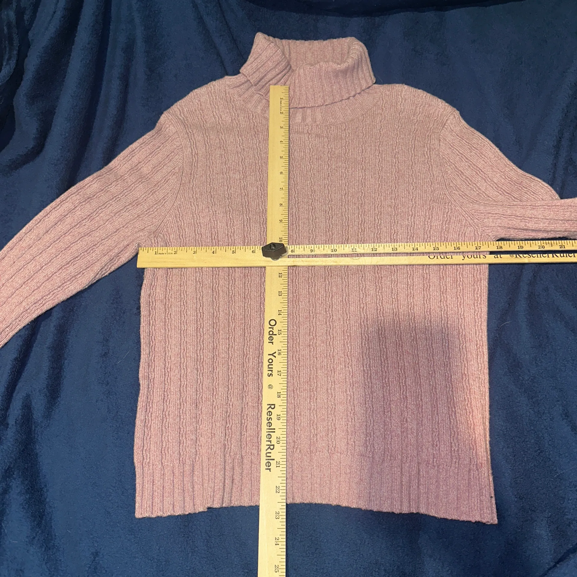 Pendleton Vintage Pink Cable Knit Sweater Size Large - Image 5