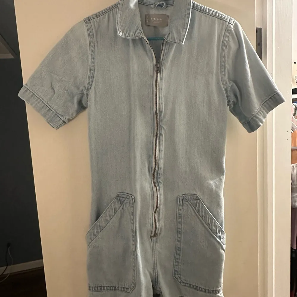 Everlane The Denim Short Coveralls - Image 4