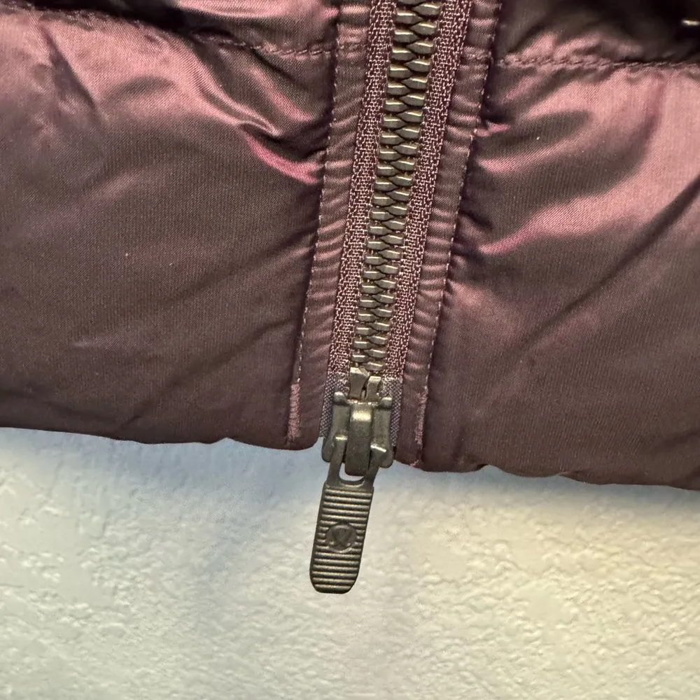 Lululemon Brave The Cold Long Puffer Jacket - Size 2 - Black Cherry - Image 6