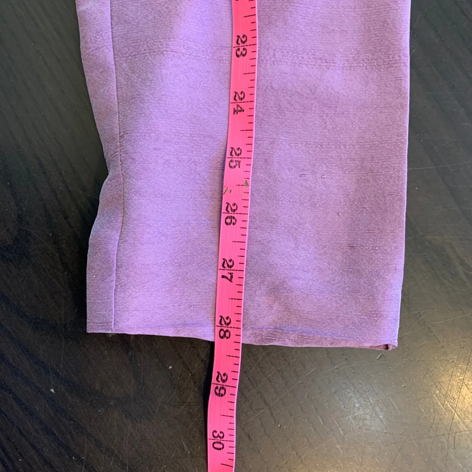 Eileen Fisher Silk Suit Set Lavender Blazer Skirt Womens Small Event Wedding - Image 10