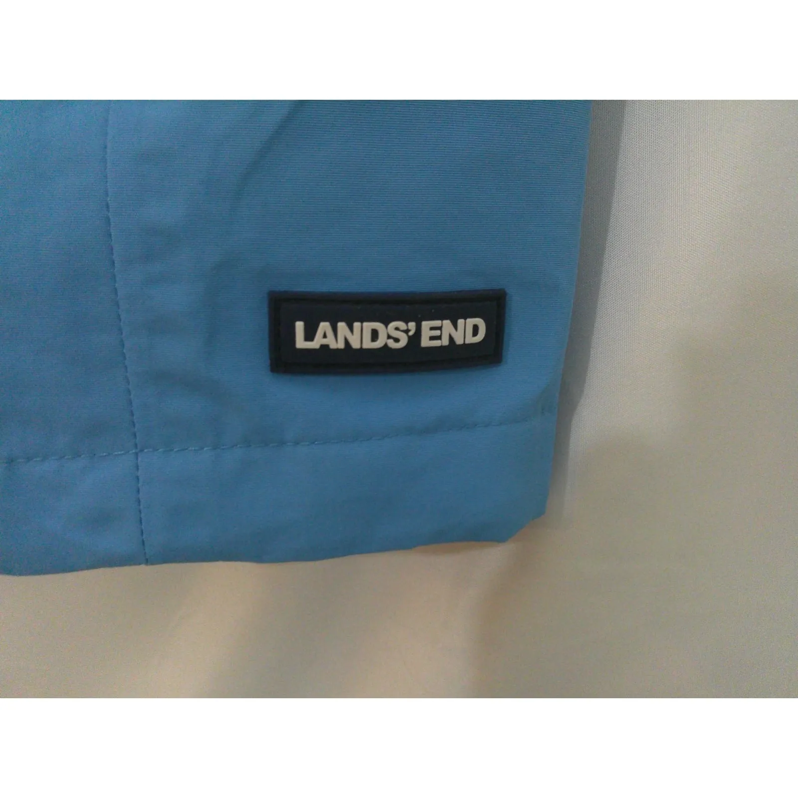 Lands End Jacket Womens XL 18 Blue Purple Fleece Lining Hoodie‎ Waterproof NEW - Image 5