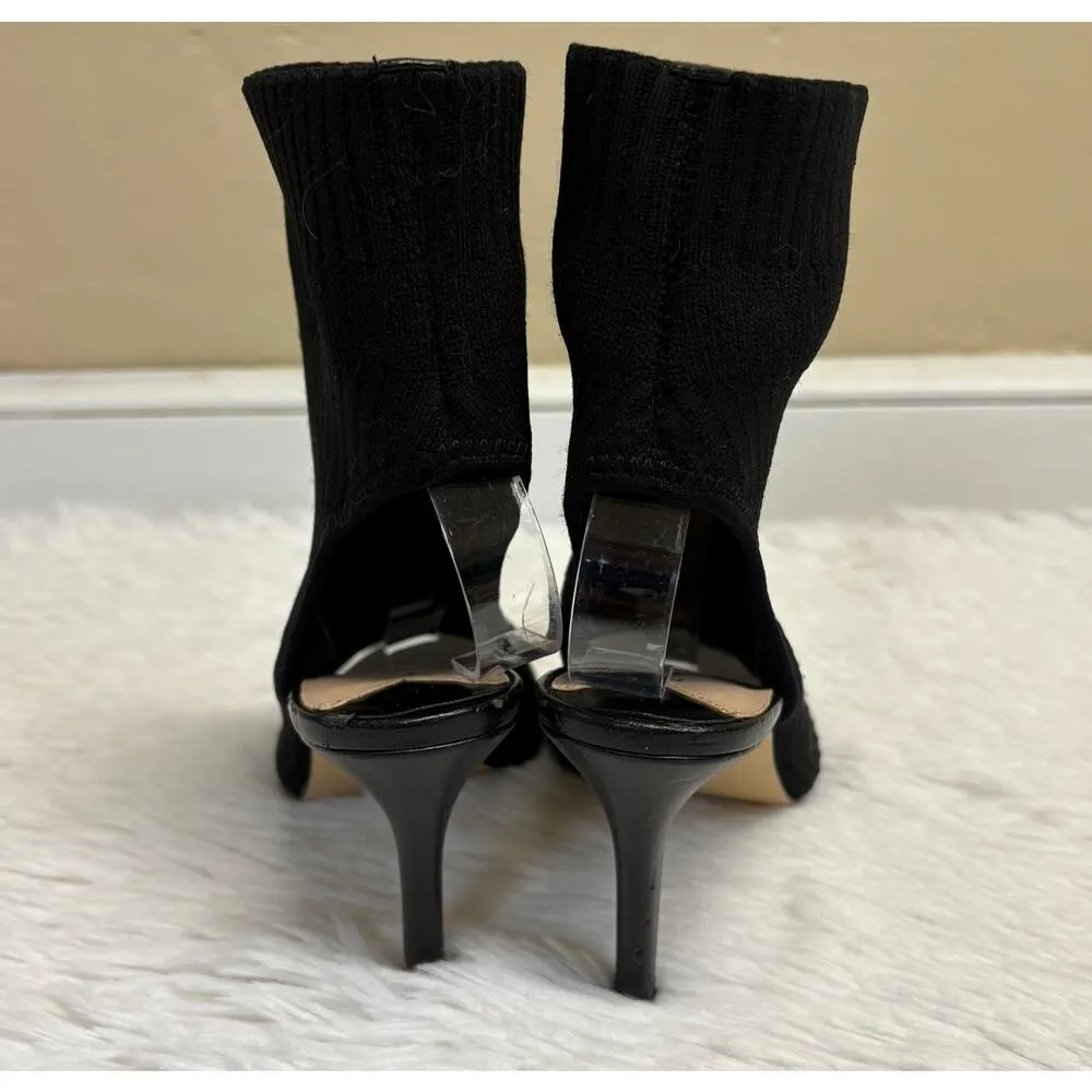 Leith Women’s Beckon Open Toe Sock Bootie Black Size 7.5 - Image 5