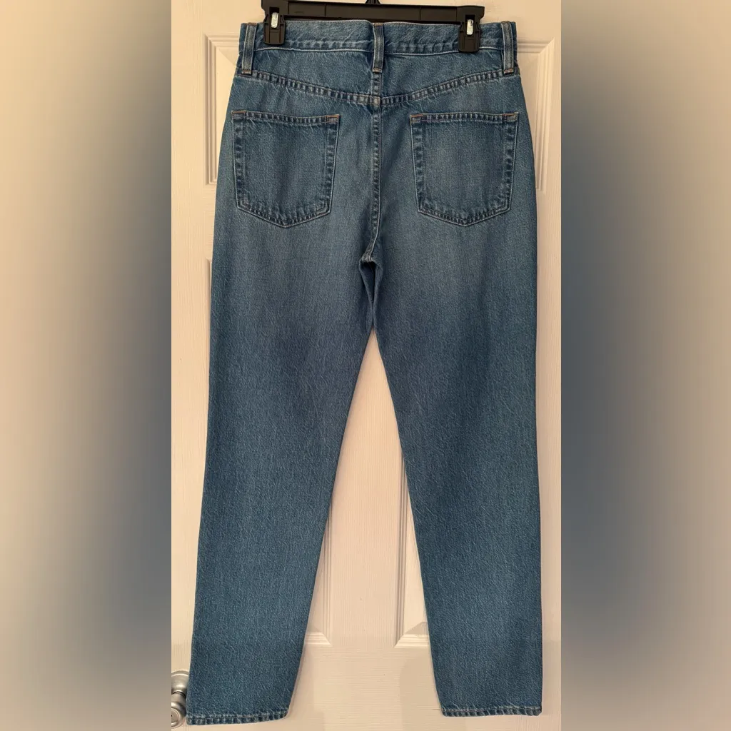 Outerknown Generation Slims Blue Depths Women’s Ankle Cropped Jeans Size 27 - Image 4