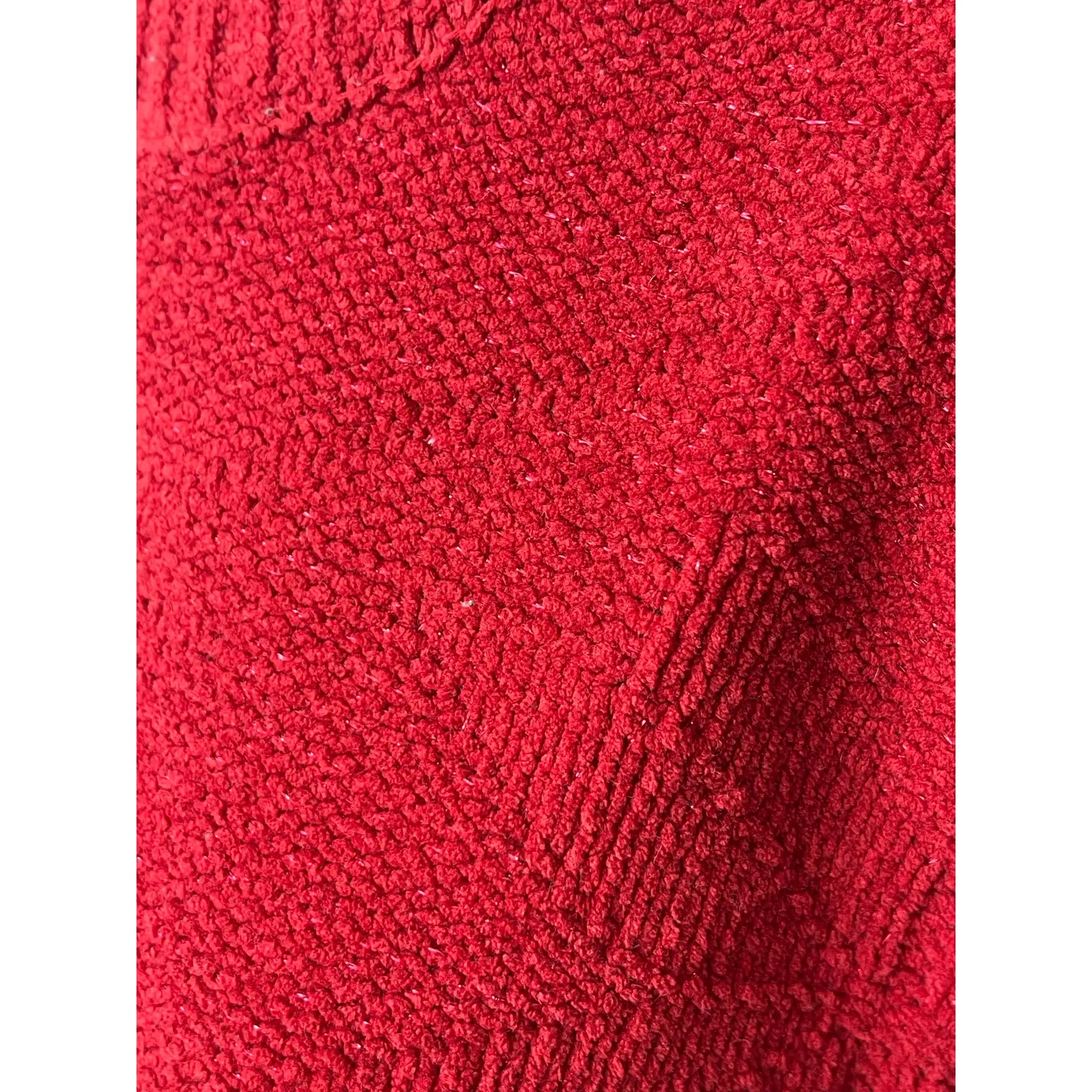 Weatherproof Vintage Women's Red Long Sleeve Mock Neck Knit Sweater Top Size XXL - Image 3