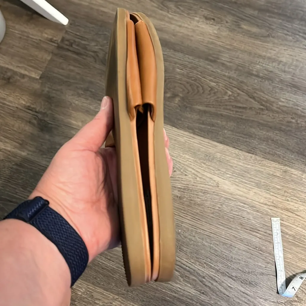 Steve Madden Kailey Women's Brown Leather Slip On Slides Sandals Sz 9.5 - Image 6