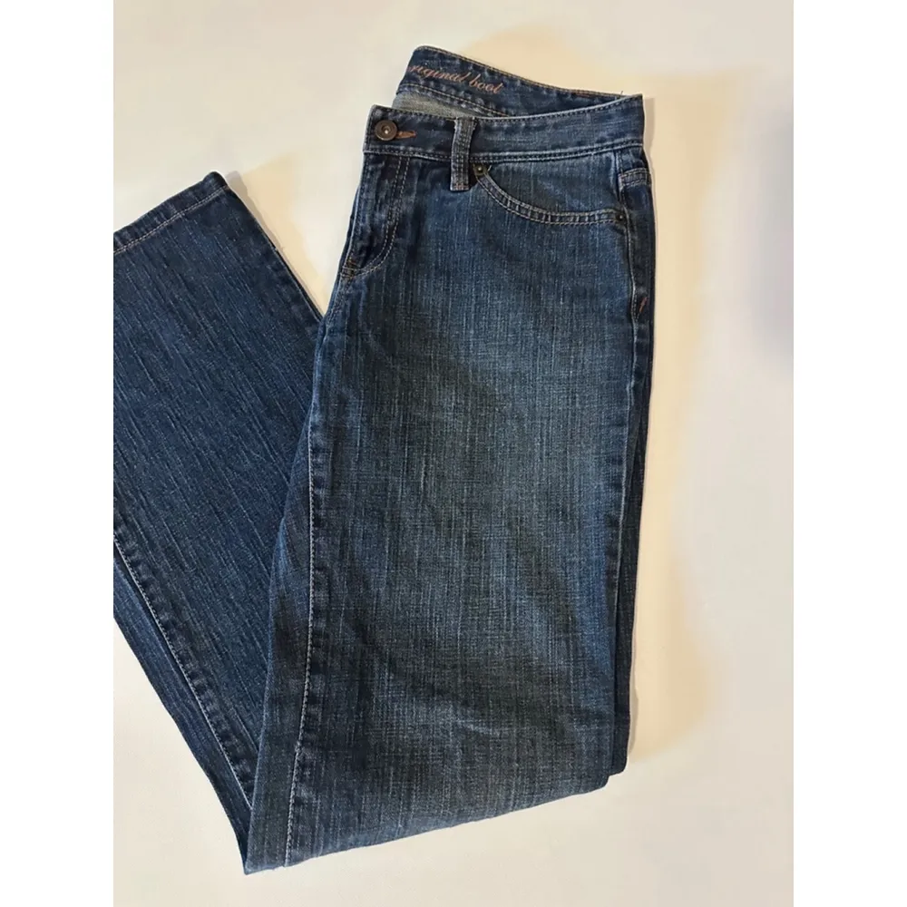 Women's LOFT Original Boot Jeans Size 4 Blue Denim - Image 3
