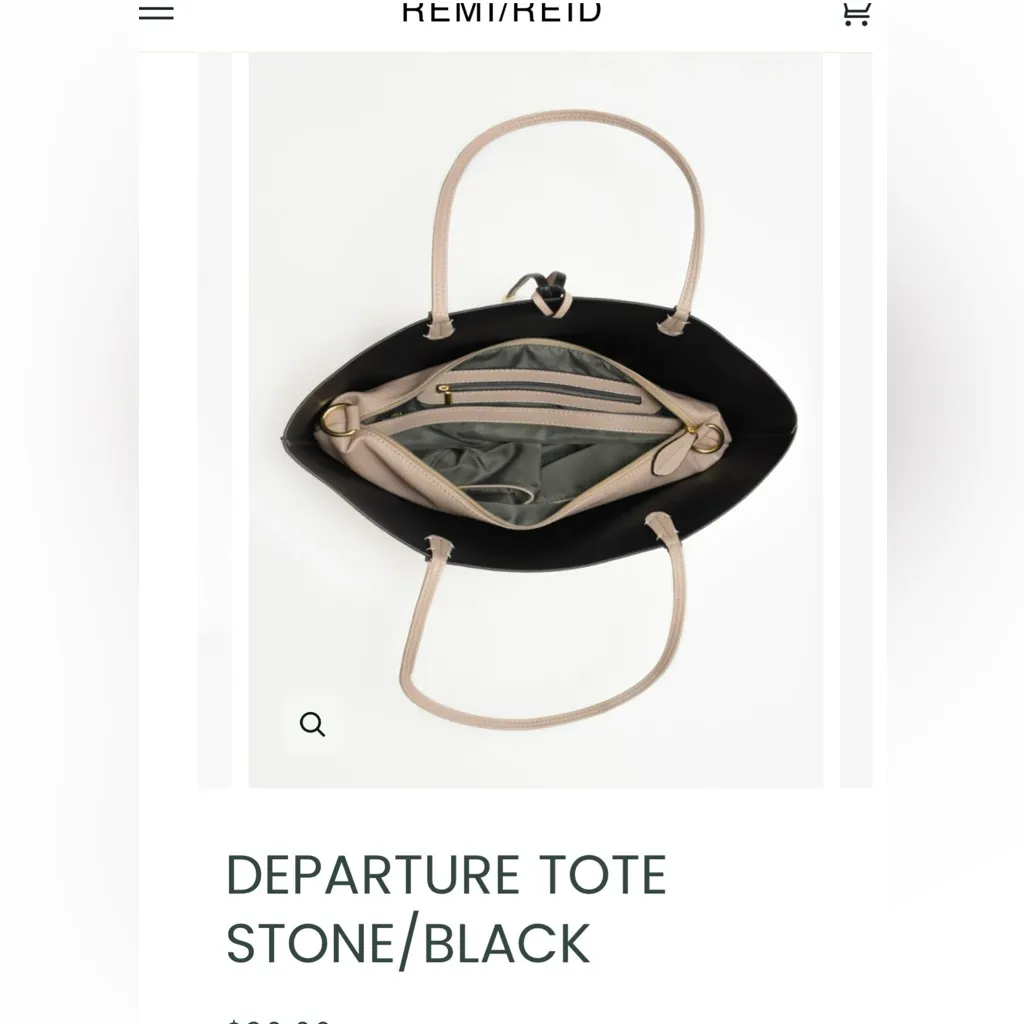 Remi Reid Departure Tote Security Pouch Insert‎ Brown - Image 12