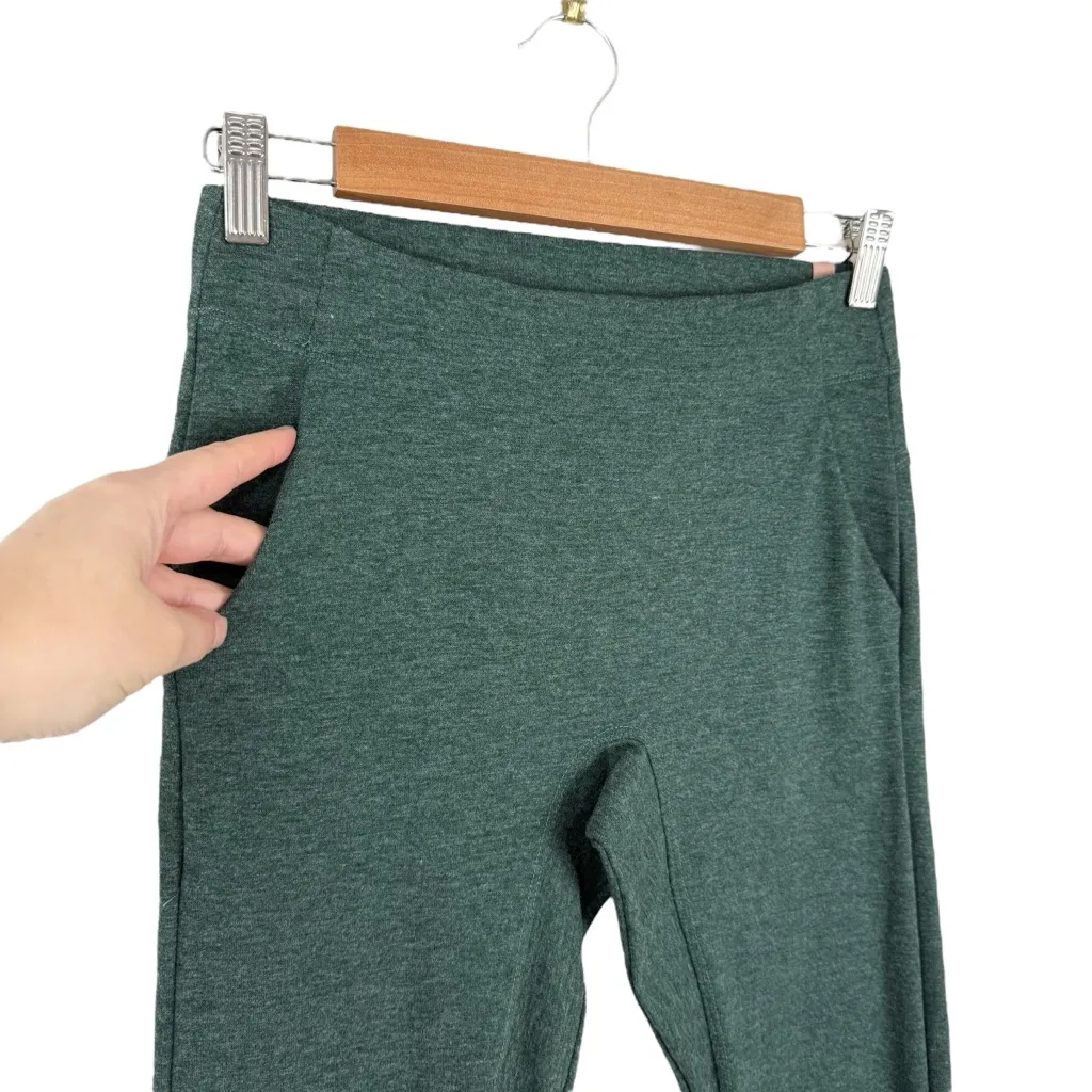 LUNYA Restore Pocket Leggings Heather Green Sz XS Sleep Lounge Stretch Knit - Image 3
