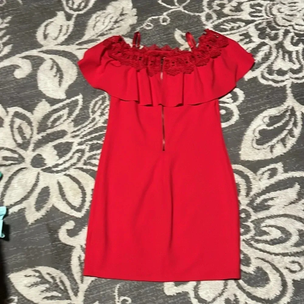 A. Byer red dress. New. Zips in back. Gorgeous. - Image 4