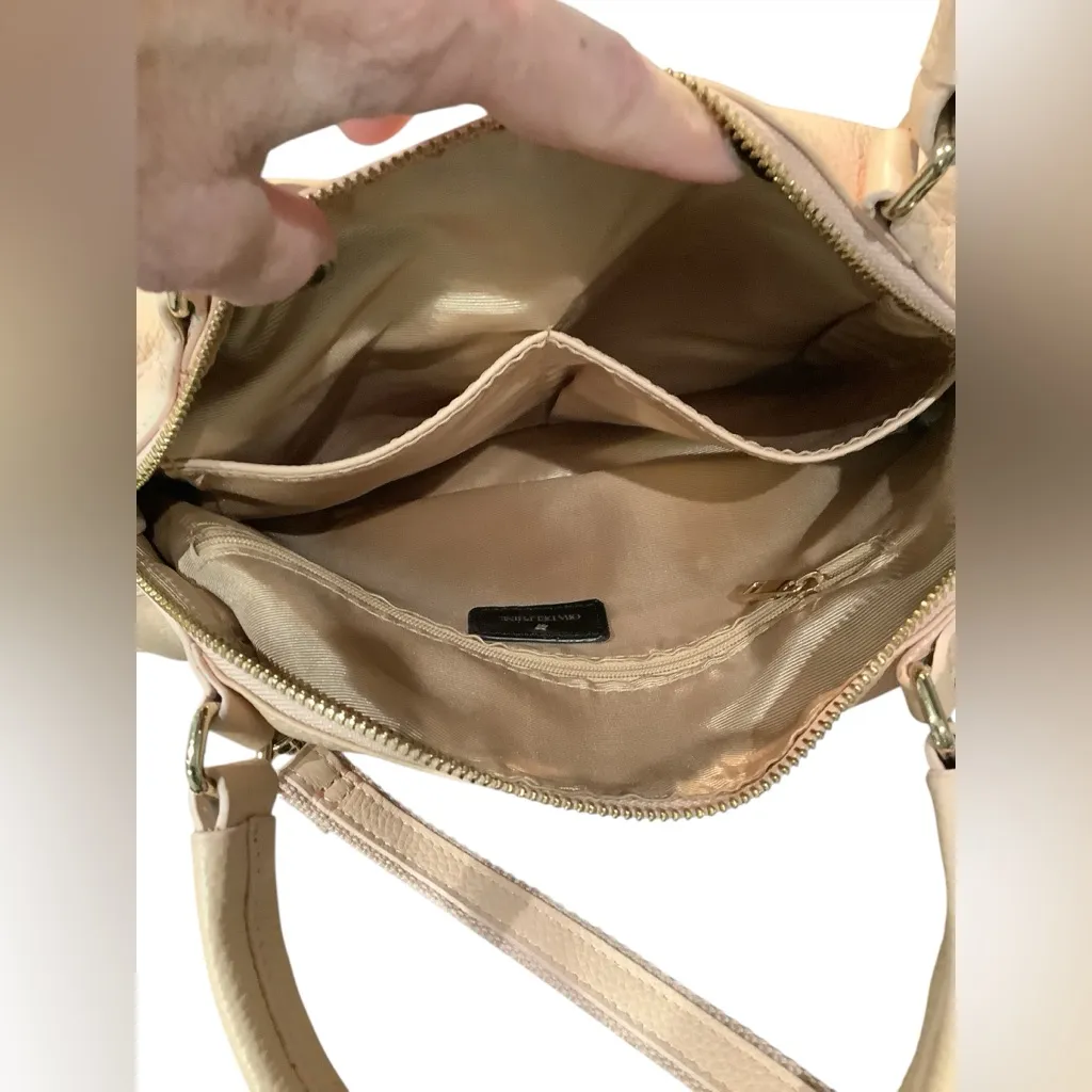 Ora Delphine Elegant Blush Pink Genuine Leather Handbag Excellent Condition. - Image 12