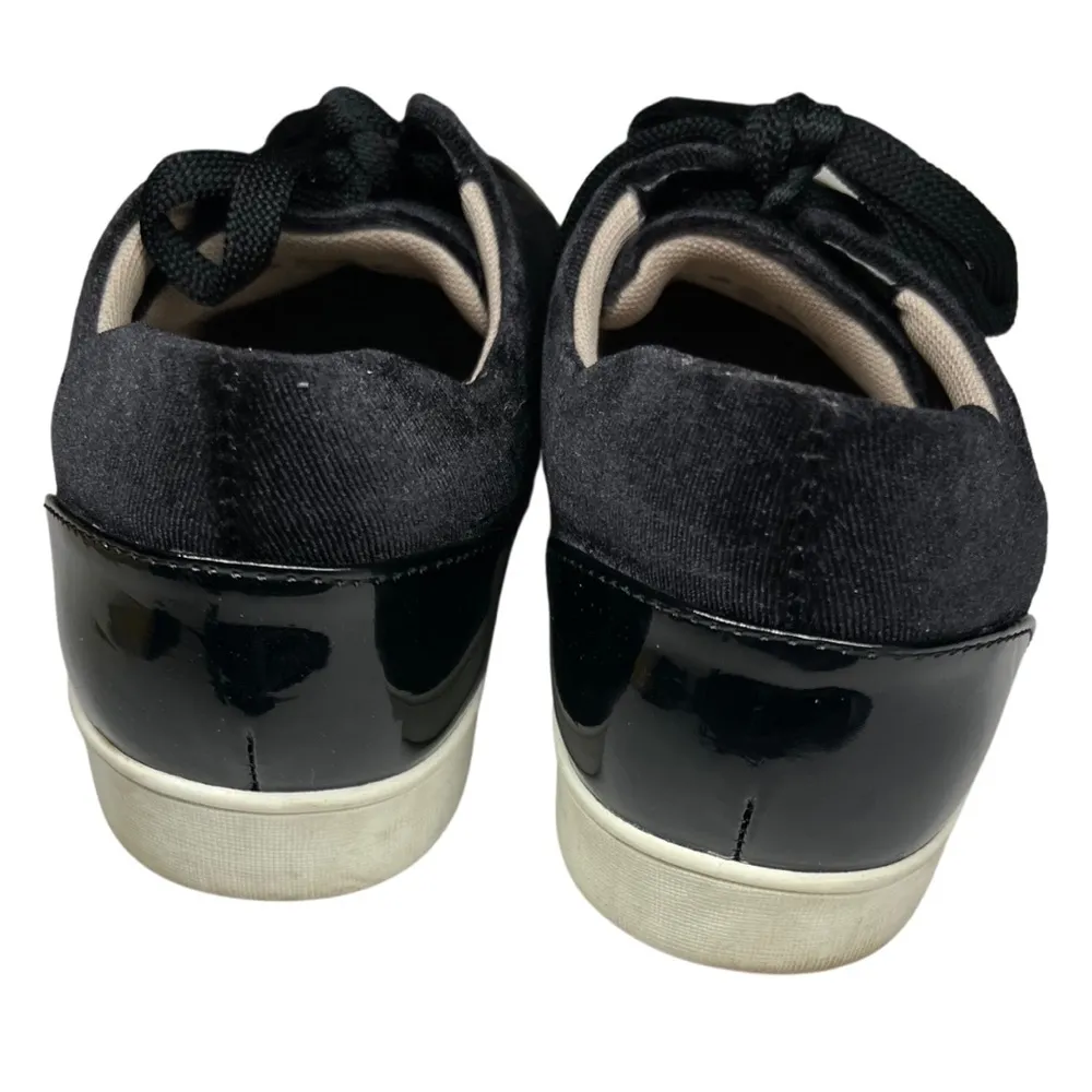 Naturalizer 8 black patent velvet lace up casual shoes comfort business neutral - Image 5