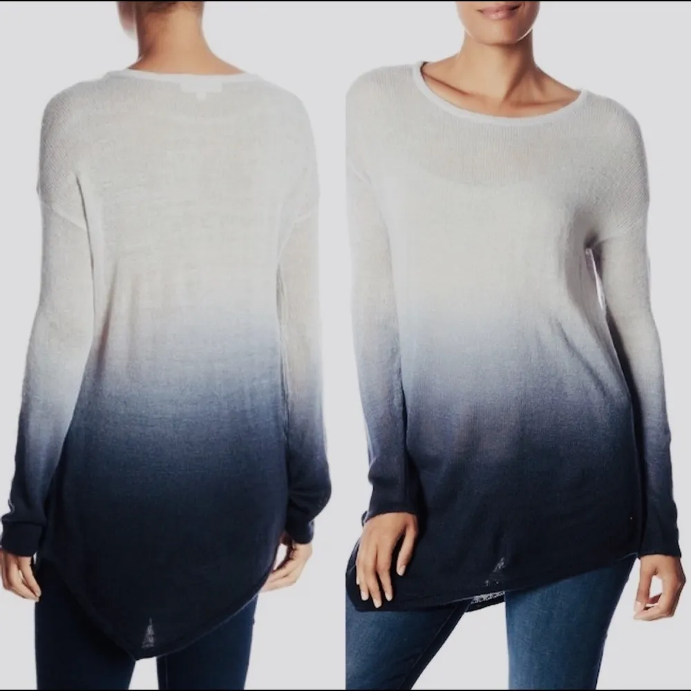 Two by Vince Camuto Blue Ombre Knit Sweater Size S - Image 2