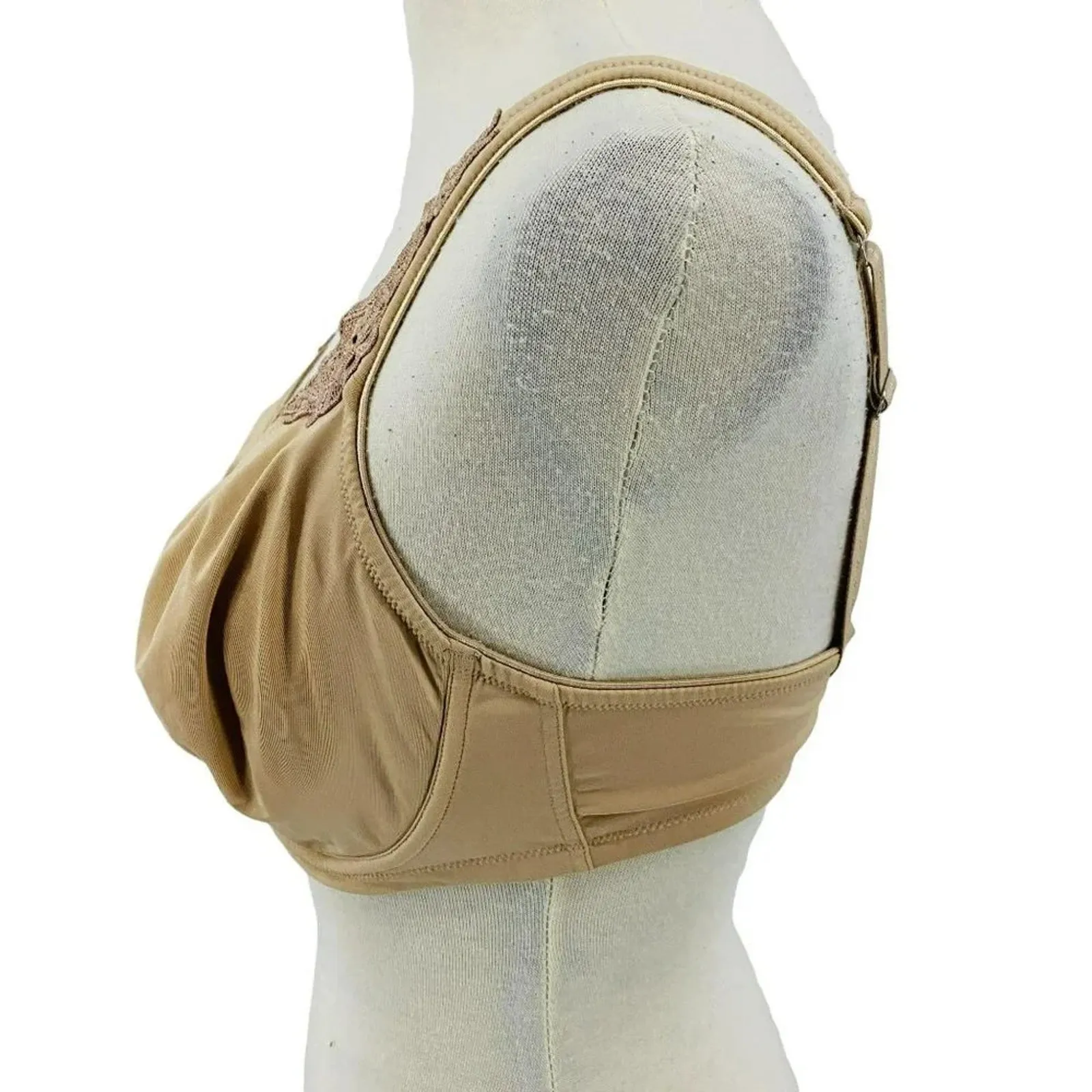 Soma Unlined Lace Trim Underwire Full Coverage Bra 36DD - Image 3