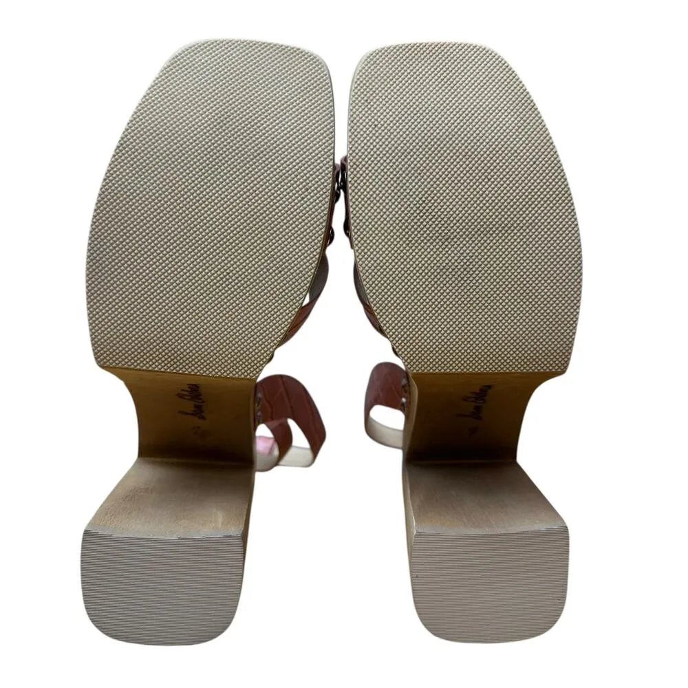 Sam Edelman Women’s 7 US Terracotta Rose Block Heel Ankle Strap Leather Sandals - Image 7