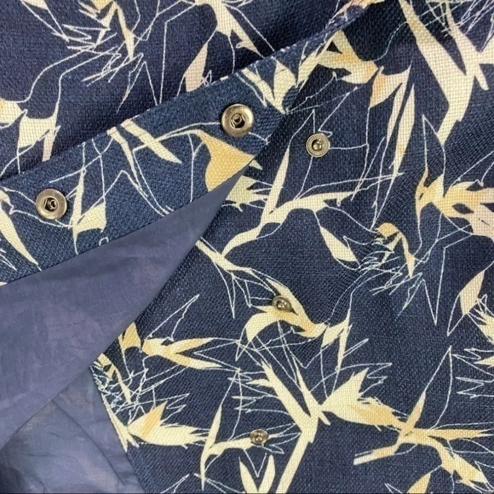 Rachel Roy Texture Printed Asymmetric High Rise Wrap Skirt Pockets Size 2 - Image 8