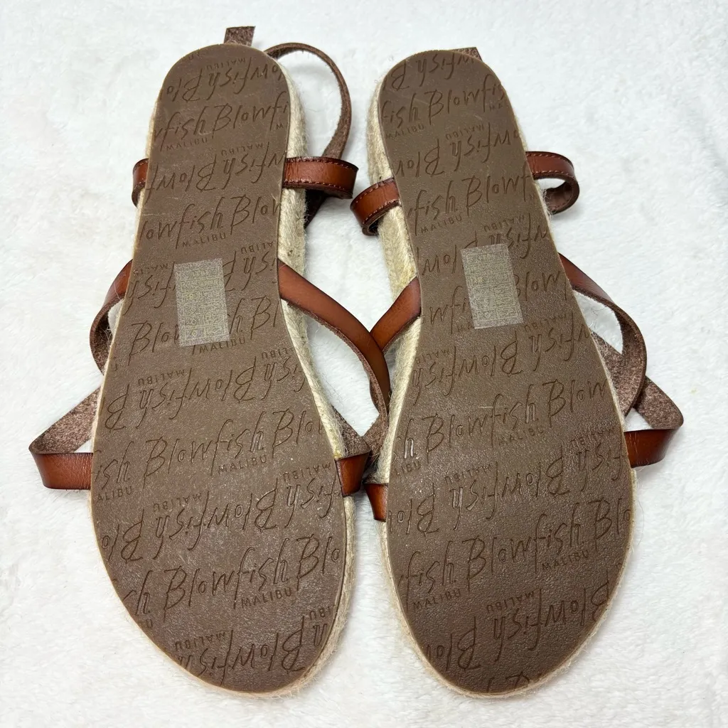 Blowfish‎ Tan Vegan Malibu Women's Fashion Casual Sandal Size 8.5 NEW - Image 3