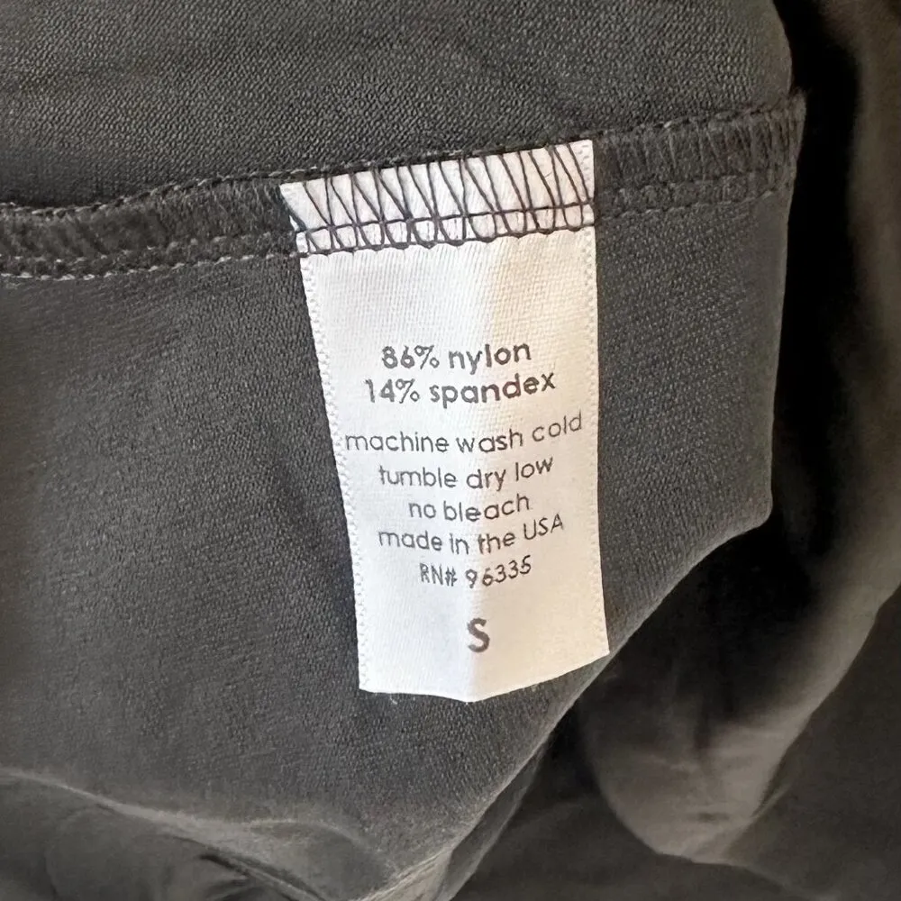 NWT Susana Monaco Gray Mock Neck Essential Long Sleeve Shirt - Small - Image 2