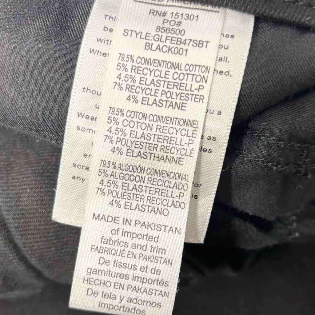 Good American Midnight Black Flare Jeans size 18 - Image 3