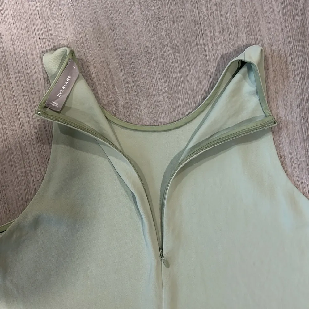 Everlane • sleeveless blouse with zip back closure - Image 3
