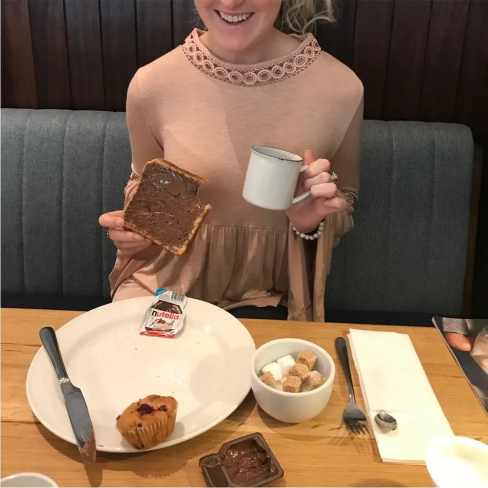 Max Jeans Mauve Lace Flare Long Sleeve knit Blouse - Image 8