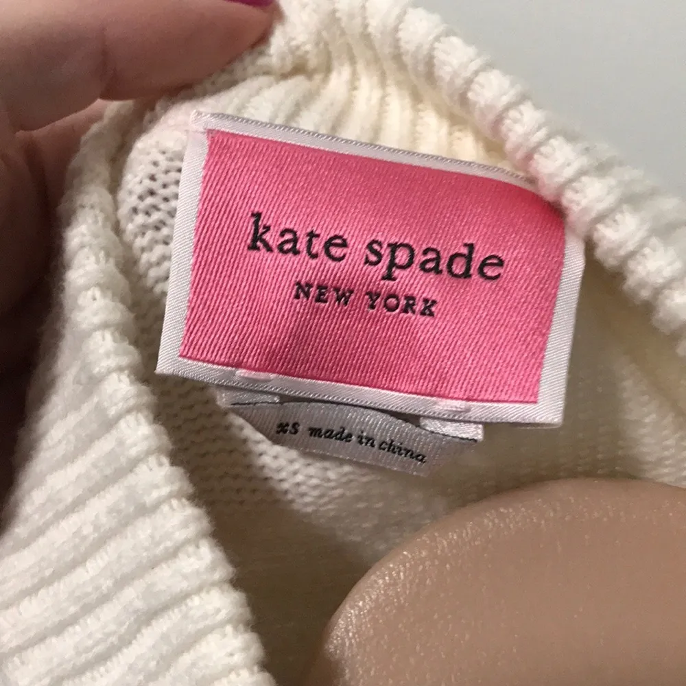 Kate Spade Lips Sweater Red Pink Valentine’s Day KISS Love - Image 8
