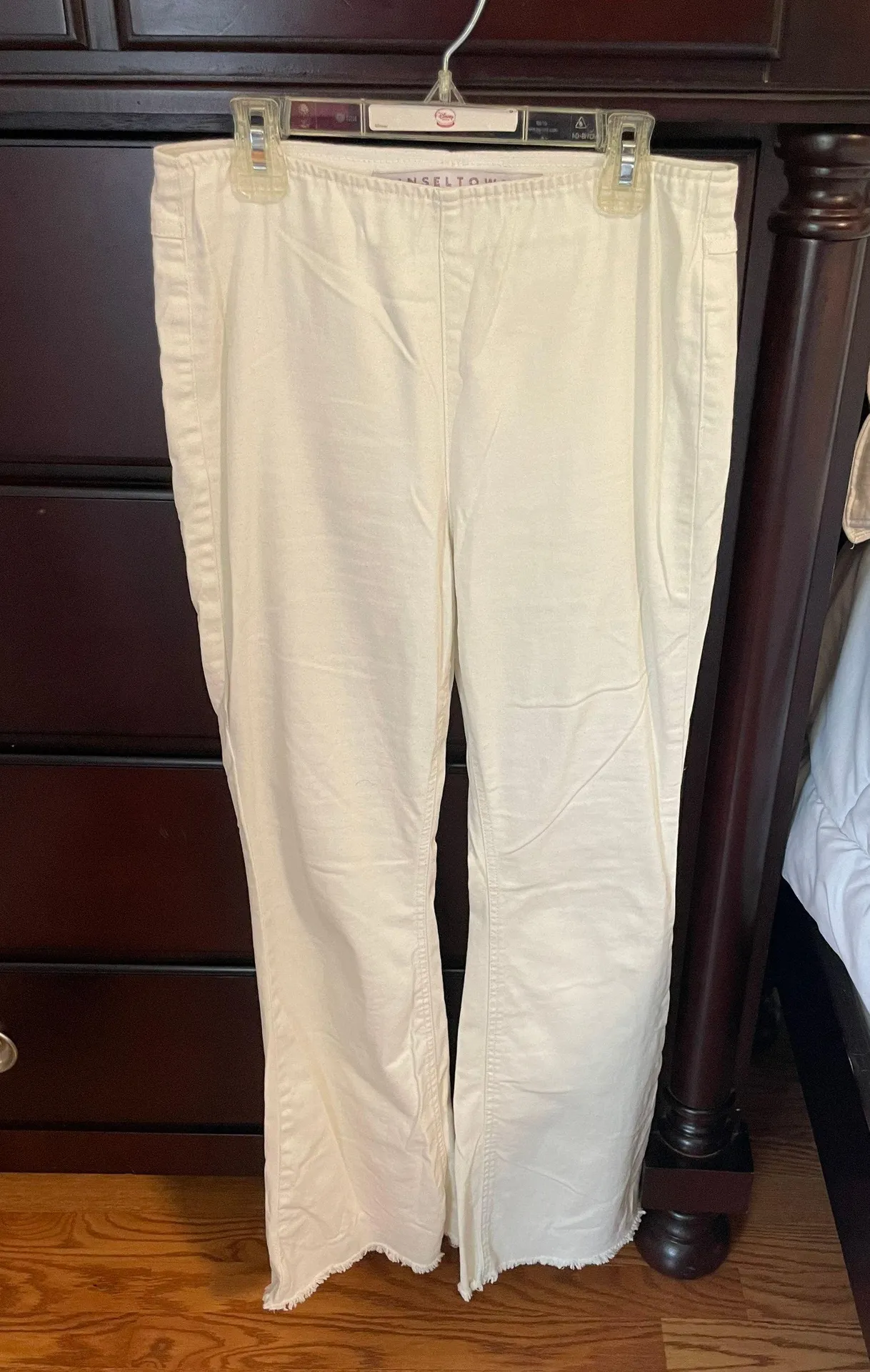 Tinseltown - White High Waisted Flared Pants - Image 3